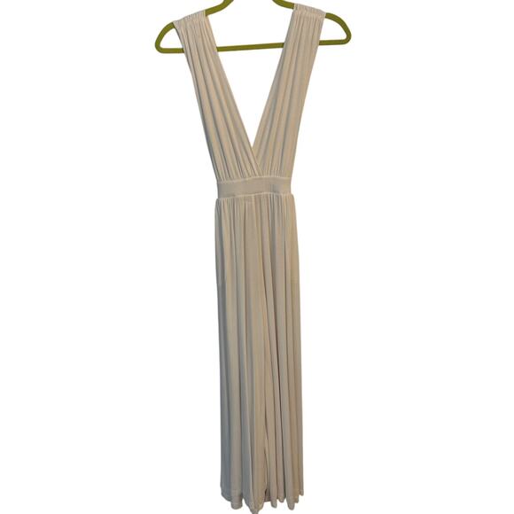 Free People Beach White Maxi Stretch Romper - Size XS - Picture 1 of 3